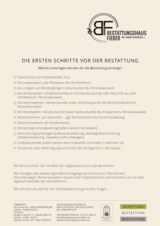 Bestattungshaus Fieber, Bestatter in Görlitz und Markersdorf, benötigte Unterlagen für Bestattung
